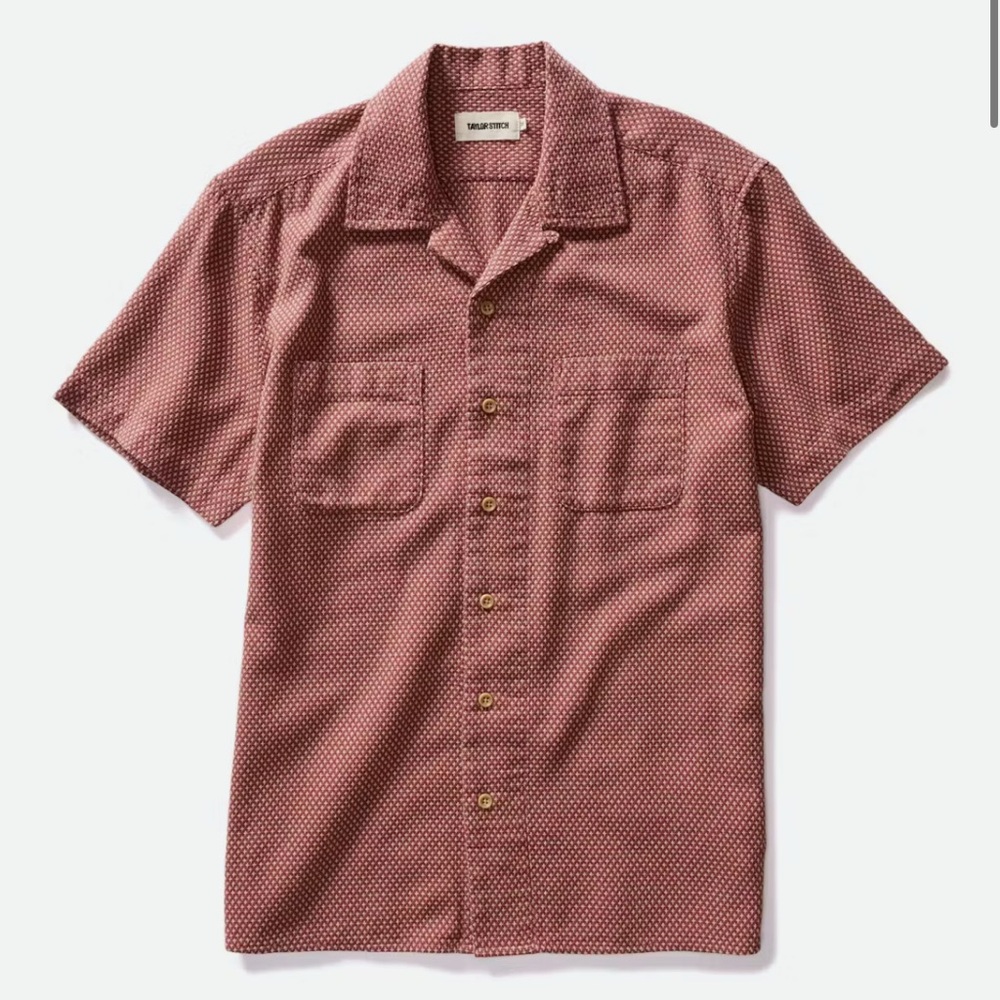 Taylor Stitch The Conrad Shirt - Fired Brick Dobby - Excellent Condition - M/40